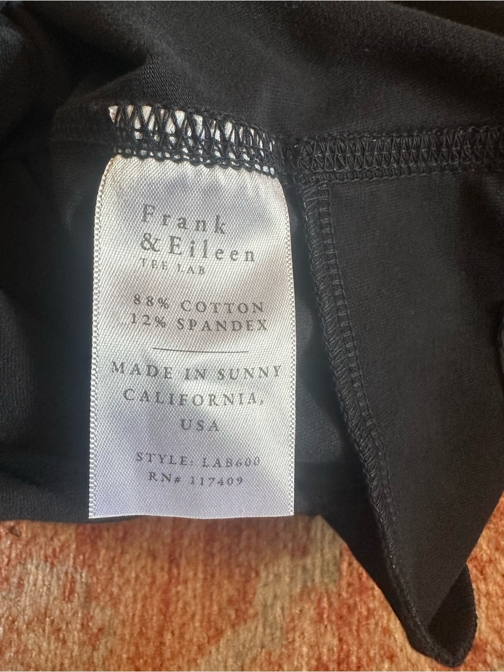 Frank and Eileen Murphy billion dollar pant black super stretch sz Small LAB600 - Picture 4 of 10